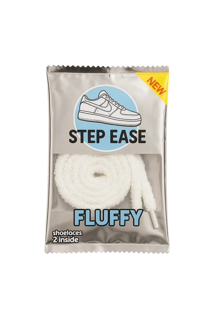 Fluffy Laces - White